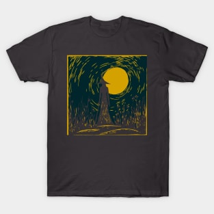 Linocut Witch T-Shirt